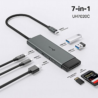 ���� ����� 7 �-1 TP-Link UH7020C USB Type-C
