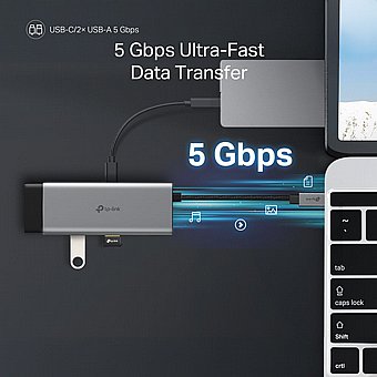 ���� ����� 7 �-1 TP-Link UH7020C USB Type-C