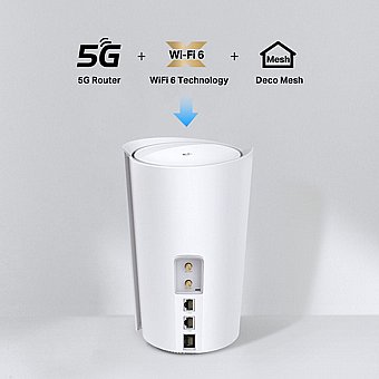 ����� TP-Link 5G AX3000 Whole Home Mesh LTE Wi-Fi 6 Gateway Deco X50-5G