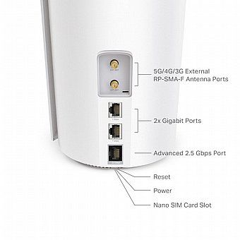 ����� TP-Link 5G AX3000 Whole Home Mesh LTE Wi-Fi 6 Gateway Deco X50-5G