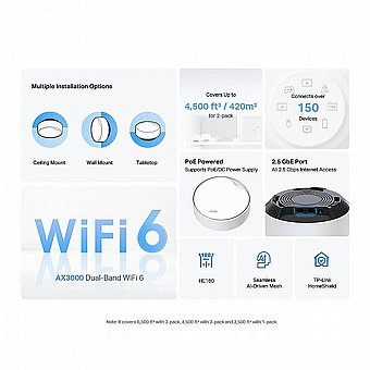 ������ ���� TP-Link Deco X50 PoE AX3000 - ����� 2 ������