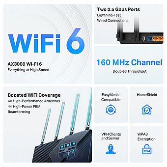 ��� TP-Link AX3000 AX55 Pro Wi-Fi 6
