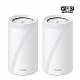 ראוטר TP-Link BE19000 Whole Home Mesh Wi-Fi 7 System Deco BE85 - שתי יחידות ראוטר TP-Link BE19000 Whole Home Mesh Wi-Fi 7 System Deco BE85 - שתי יחידות