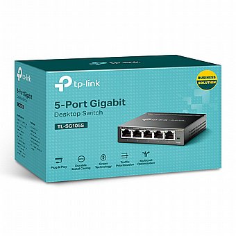���� ��� TP-Link TL-SG105S 5 Ports Gigabit 10/100/1000Mbps