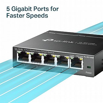 ��� ��� TP-Link 5 Ports Gigabit TL-SG105E Easy
