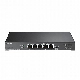 ����/��� ������ TP-Link 5 Ports 2.5G Multi-Gigabit with 4-Port PoE++ TL-SG105PP-M2