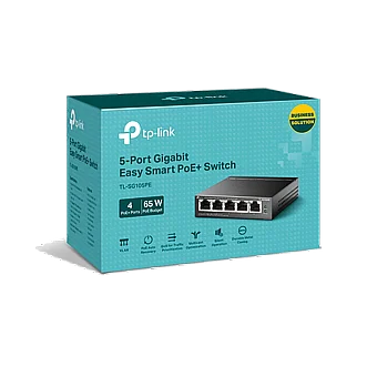��� 5 ������ TL-SG105PE 5-Port Gigabit Switch ���� TP-LINK