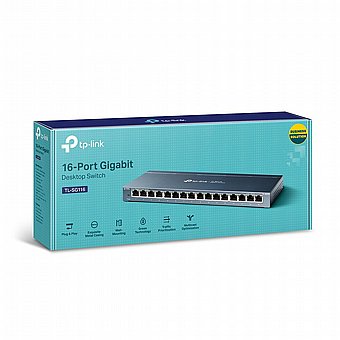 ��� ��� TP-Link 16 Ports Gigabit 10/100/1000Mbps Desktop Switch TL-SG116 Easy