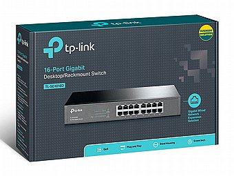��� ������ TP-Link TL-SG1016D 16 Ports Gigabit 10/100/1000Mbps