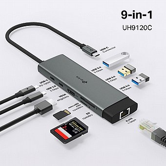 ���� ����� 9 �-1 TP-Link UH9120C USB Type-C