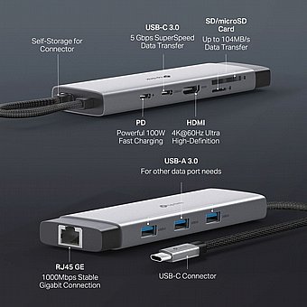 ���� ����� 9 �-1 TP-Link UH9120C USB Type-C