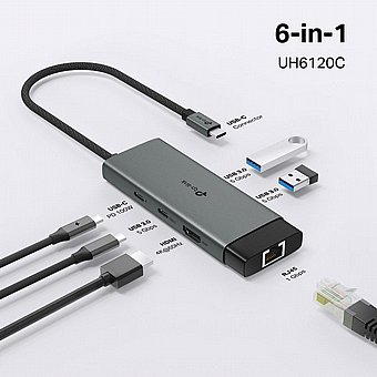 ���� ����� 6 �-1 TP-Link UH6120C USB Type-C