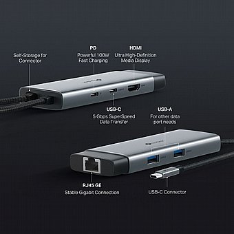 ���� ����� 6 �-1 TP-Link UH6120C USB Type-C