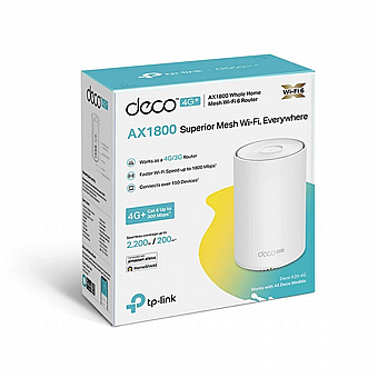 ����� ������ �� ���� ������ TP-Link 4G+ AX1800 Whole Home Mesh Wi-Fi 6 Router V1.0 Deco X20-4G