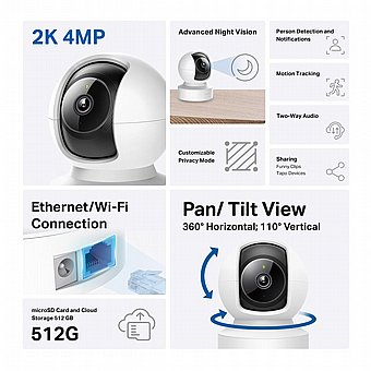 ����� ����� ������� TP-Link Pan / Tilt AI Tapo C222