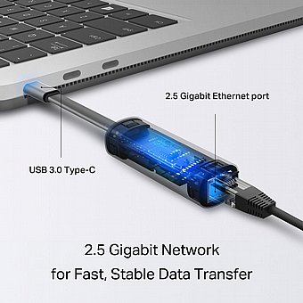 ���� ��� ������ USB Type-C ������ ��� ���� TP-Link UE302C 2.5 Gigabit