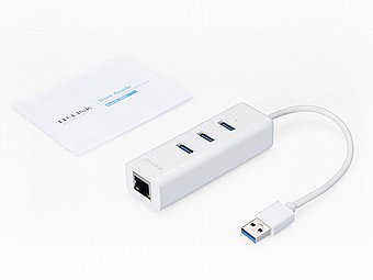 ���� USB 3.0 ������ ��� RJ45 ��� 3 ������ TP-Link UE330 USB 3.0