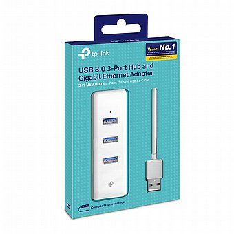 ���� USB 3.0 ������ ��� RJ45 ��� 3 ������ TP-Link UE330 USB 3.0