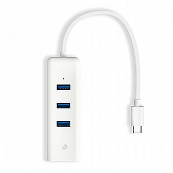 ���� USB Type-C ������ ��� RJ45 �� 3 ������ TP-Link UE330C USB 3.0