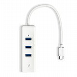 מפצל USB Type-C לחיבור רשת RJ45 עם 3 חיבורי TP-Link UE330C USB 3.0 מפצל USB Type-C לחיבור רשת RJ45 עם 3 חיבורי TP-Link UE330C USB 3.0