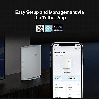 ����� TP-Link BE7200 WiFi 7 Dual-Band Archer BE450