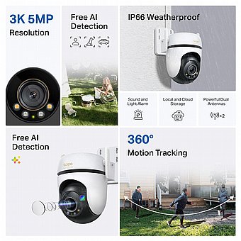 ����� ����� ������� ������� TP-Link Pan / Tilt AI Tapo C530WS