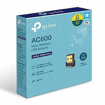 ���� ��� ������ TP-Link AC600 Wi Fi 5 Archer T600U Nano Wireless