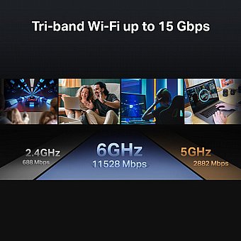 ����� ������� TP-Link BE15000 Tri-Band Wi-Fi 7 Archer BE700
