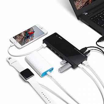 ���� USB 3.0 �� 7 ������ �-2 ������ TP-Link UH720