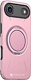 כיסוי ל-iPhone 17 Air בצבע ורוד דגם MiraMag מבית Miracase כיסוי ל-iPhone 17 Air בצבע ורוד דגם MiraMag מבית Miracase