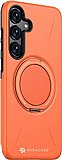כיסוי ל-Samsung S25 Plus בצבע כתום דגם MiraMag מבית Miracase כיסוי ל-Samsung S25 Plus בצבע כתום דגם MiraMag מבית Miracase
