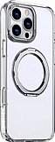 כיסוי ל-iPhone 16 Pro בצבע שקוף דגם MiraRing מבית Miracase כיסוי ל-iPhone 16 Pro בצבע שקוף דגם MiraRing מבית Miracase