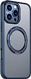 כיסוי ל-iPhone 16 Pro Max בצבע כחול דגם MiraRing מבית Miracase כיסוי ל-iPhone 16 Pro Max בצבע כחול דגם MiraRing מבית Miracase