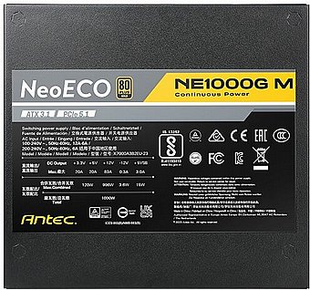 ��� ��� Antec 1000G M ATX3.0 Neo Eco 1000W 80 Plus Gold