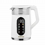 קומקום זכוכית דיגיטלי 1.7 ליטר Gold Line ATL-772B בצבע לבן קומקום זכוכית דיגיטלי 1.7 ליטר Gold Line ATL-772B בצבע לבן