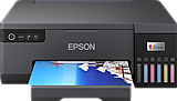 מדפסת הזרקת דיו צבעונית אלחוטית Epson EcoTank Photo L8050 מדפסת הזרקת דיו צבעונית אלחוטית Epson EcoTank Photo L8050