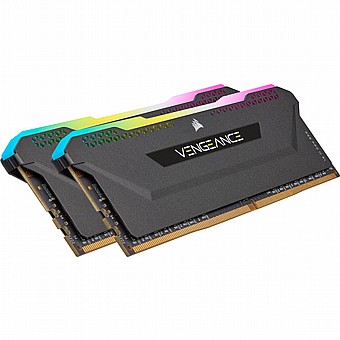 ������ ����� ���� Corsair Vengeance RGB PRO CMH32GX4M2E3200C16 2X16 DDR4 3200Mhz