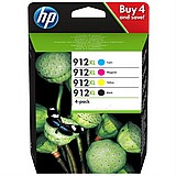 סט 4 ראשי דיו מקוריים HP 912XL סט 4 ראשי דיו מקוריים HP 912XL