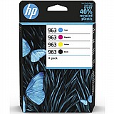 מארז 4 ראשי דיו מקוריים HP 963 6ZC70AE מארז 4 ראשי דיו מקוריים HP 963 6ZC70AE