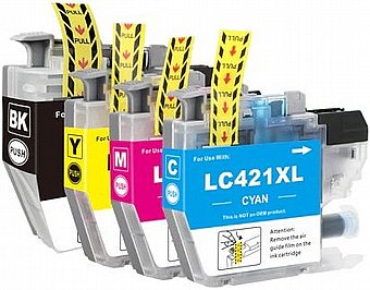 �� 4 ���� ��� ������ Brother LC421XL