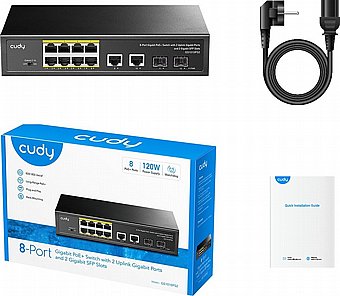 ��� Cudy GS1010PS2 PoE+ 8-Port Gigabit + 2xGbE + 2xSFP