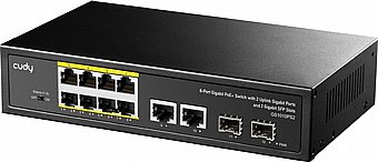 ��� Cudy GS1010PS2 PoE+ 8-Port Gigabit + 2xGbE + 2xSFP