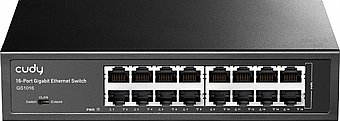 ��� Cudy 16-Port Gigabit 10/100/1000Mbps Ethernet Gigabit GS1016