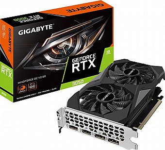 ����� ��� Gigabyte GeForce RTX 3050 WINDFORCE OC V2 6GB GV-N3050WF2OCV2-6GD