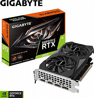 ����� ��� Gigabyte GeForce RTX 3050 WINDFORCE OC V2 6GB GV-N3050WF2OCV2-6GD