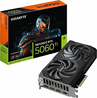 ����� ��� Gigabyte GeForce RTX 5060 Ti WINDFORCE OC 8GB GV-N506TWF2OC-8GD