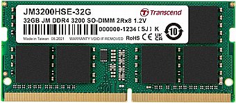 ������ ����� ���� Transcend JM3200HSE-16G DDR4 3200MHz