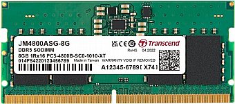 ������ ����� ���� Transcend JM4800ASG-8G DDR5 4800MHz