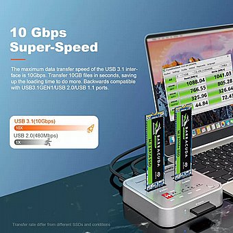 ���� ����� ���� ������  Maiwo Type C To NvMe M.2  With Clone K3016CL