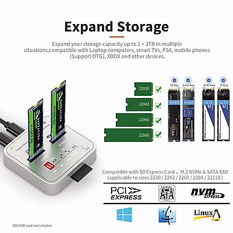 ���� ����� ���� ������  Maiwo Type C To NvMe M.2  With Clone K3016CL